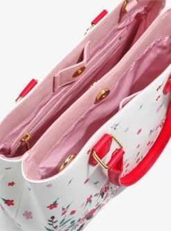 Loungefly Disney Winnie The Pooh Red & Pink Flowers Floral Handbag - BoxLunch Exclusive -Clothing Store 15471849 av4