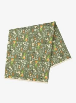 Disney Peter Pan Chibi Characters Allover Print Swaddle Blanket - BoxLunch Exclusive