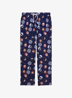 Jujutsu Kaisen Chibi Jujutsu Sorcerers Allover Print Sleep Pants - BoxLunch Exclusive