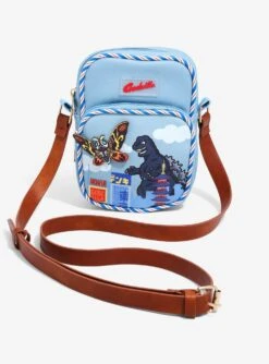 Godzilla Mothra & Godzilla Crossbody Bag - BoxLunch Exclusive -Clothing Store 16196622 av2