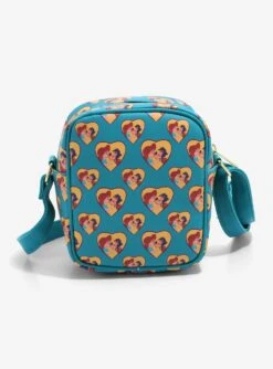 Loungefly Disney A Goofy Movie Heart Kiss Allover Print Crossbody Bag - BoxLunch Exclusive -Clothing Store 16533062 av2