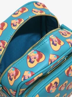 Loungefly Disney A Goofy Movie Heart Kiss Allover Print Crossbody Bag - BoxLunch Exclusive -Clothing Store 16533062 av3