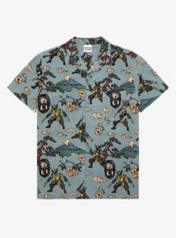Marvel X-Men Wolverine Samurai Woven Button-Up - BoxLunch Exclusive