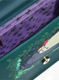 Our Universe Studio Ghibli My Neighbor Totoro Forest Leaves & Flowers Handbag - BoxLunch Exclusive -Clothing Store 16621879 av4