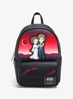 Loungefly Star Wars Princess Leia & Han Solo I Love You Mini Backpack - BoxLunch Exclusive