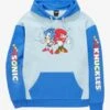 Sonic The Hedgehog Sonic & Knuckles Retro Two-Tone Hoodie - BoxLunch Exclusive