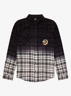 Disney The Nightmare Before Christmas Jack Skellington & Sally Lovers Tarot Card Women’s Flannel - BoxLunch Exclusive