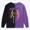 JoJo's Bizarre Adventure Golden Wind & Giorno Portraits Split-Dye Long Sleeve T-Shirt - BoxLunch Exclusive
