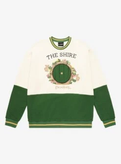 The Lord Of The Rings The Shire Panel Crewneck - BoxLunch Exclusive