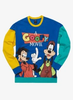 Disney D23 A Goofy Movie Max & Goofy Color Block Crewneck - BoxLunch Exclusive