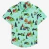 Our Universe Disney A Goofy Movie Camping Scenes Toddler Woven Button-Up - BoxLunch Exclusive