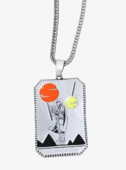 Star Wars The Mandalorian The Child & Mando Pendant Necklace - BoxLunch Exclusive