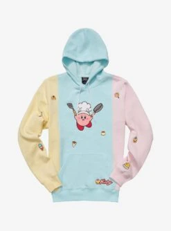 Nintendo Kirby Chef Kirby Color Blocked Hoodie - BoxLunch Exclusive