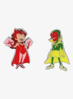 Loungefly Marvel WandaVision Retro Outfits Enamel Pin Set - BoxLunch Exclusive