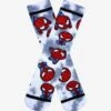 Marvel Spider-Man Chibi Spidey Tie-Dye Crew Socks - BoxLunch Exclusive