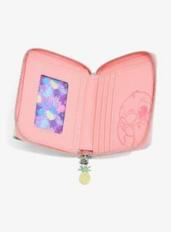 Loungefly Disney Lilo & Stitch Tie-Dye Small Zip Wallet - BoxLunch Exclusive -Clothing Store 19425651 av3