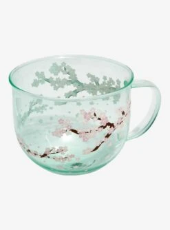 Studio Ghibli My Neighbor Totoro Sleepy Cherry Blossom Glass Mug & Carton Set - BoxLunch Exclusive -Clothing Store 19592596 av2