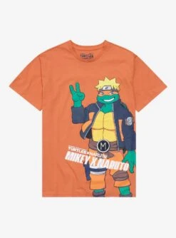 Teenage Mutant Ninja Turtles X Naruto Michelangelo As Naruto T-Shirt - BoxLunch Exclusive