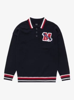 Disney Mickey Mouse Letterman Collared Sweater - BoxLunch Exclusive