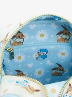 Loungefly Pokémon Eevee & Piplup Crossbody Bag -Clothing Store 20087502 av3