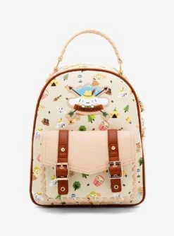 Sanrio Cinnamoroll Camping Icons Allover Print Mini Backpack - BoxLunch Exclusive