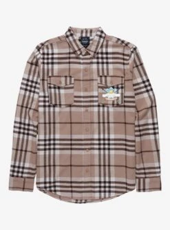 Sanrio Cinnamoroll Camping Icon Flannel - BoxLunch Exclusive